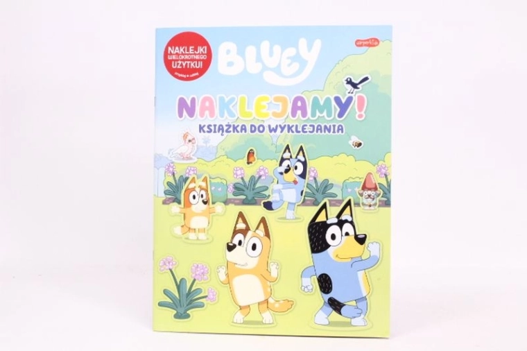 Bluey raamat korduvkasutatavate kleepsudega
