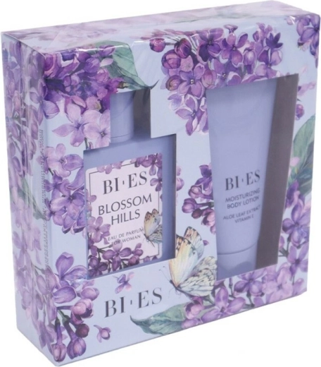 Naiste kinkekomplekt BI-ES Blossom Hills – parfüümvesi 100 ml + ihupiim 150 ml