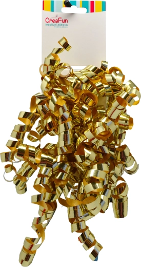 Gift Metallic Bow Light Gold 6 mm, 2 pcs