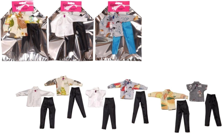 Outfit for a boy doll – two-piece set, assorted styles
