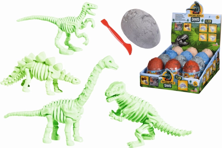 Excavation Set with Dinosaur Skeleton in an Egg