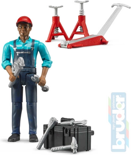 Bruder mechanic figure with accessories