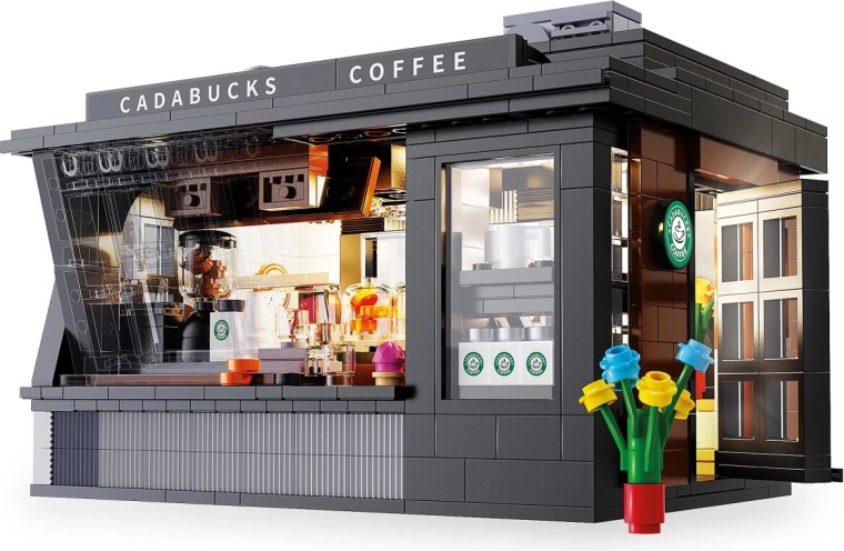 CaDA Coffee House café building set in 1:30 scale