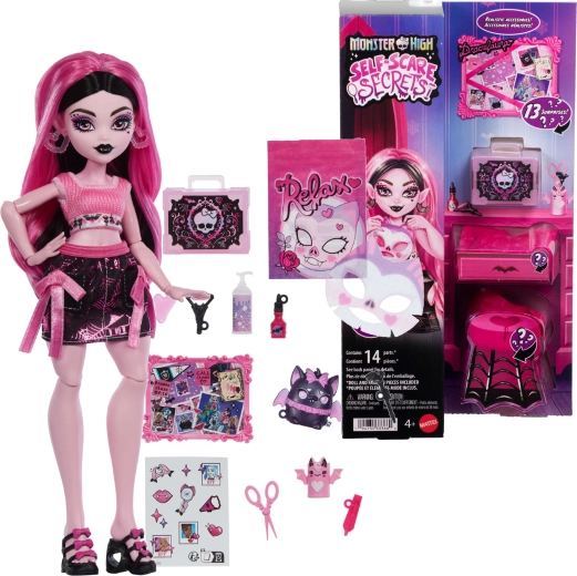 Monster High Draculaura nukk koos tarvikutega Self-Scare Secrets