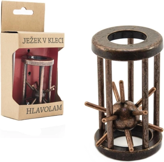 Metal puzzle Hedgehog in a Cage