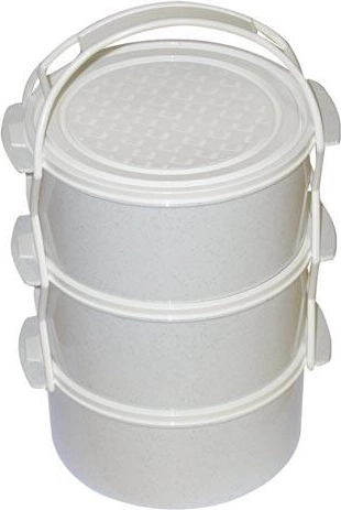 Plastist toidukandja 3 × 1,5 l
