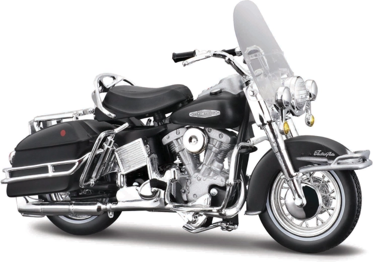 Maisto Harley-Davidson 1966 FLH Electra Glide Matte Black 1:18