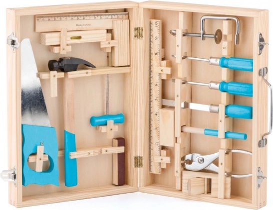 Little DIYer – wooden tool set in a carry case