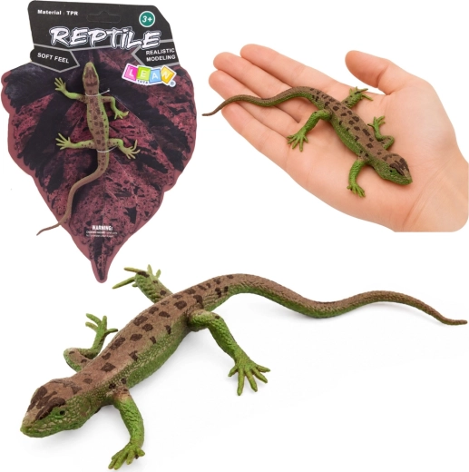 Realistlik kummist hariliku sisaliku figuur 15 cm