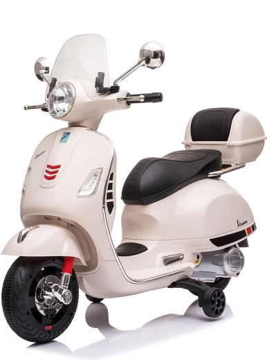Chipolino elektriline laste mootorratas Vespa GTS valge