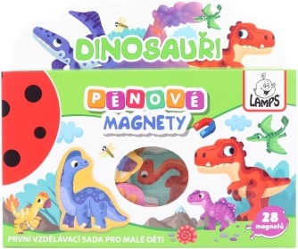 Vahtkummist magnetid dinosaurustega lastele 4 mm