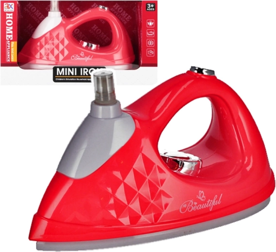 Pink toy iron for kids - 1 piece