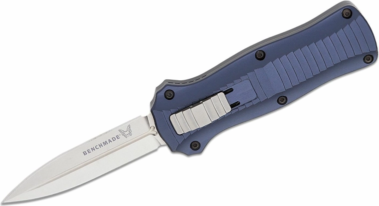 Benchmade Mini Infidel Crater Blue automaatnuga 7,9 cm, limiteeritud väljaanne