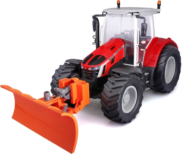 Maisto RC traktor Massey Ferguson lükandtera ja tuledega