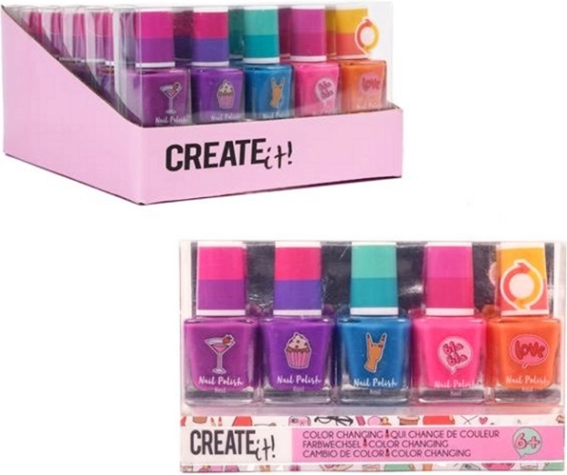Create It! värvi muutev küünelakk