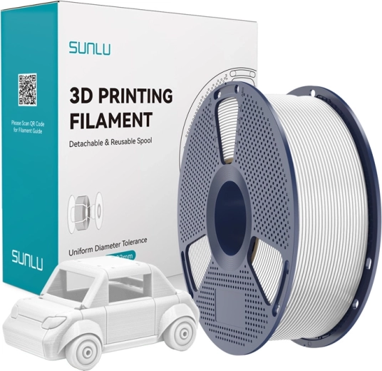 Filament Sunlu PETG valge
