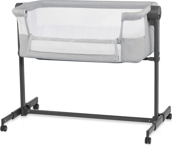 Kinderkrafti juurdevoodi ja beebivoodi Nestee Up 2 light grey