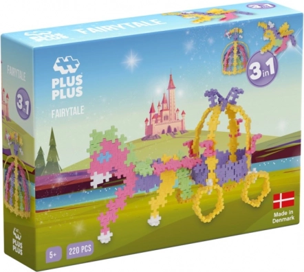 PlusPlus Mini Pastel Building Blocks 3-in-1, 220 pcs
