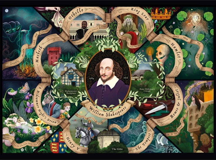 Pusle GIBSONS Shakespeare 1000 tükki