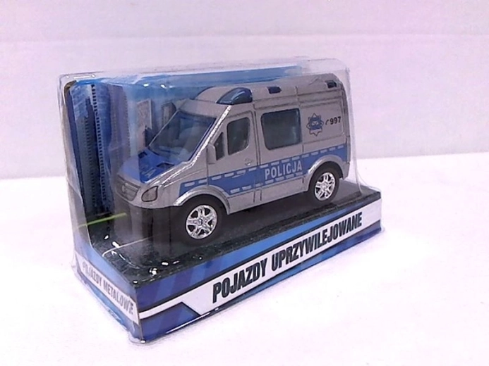 Mini politseikaubik 8 cm