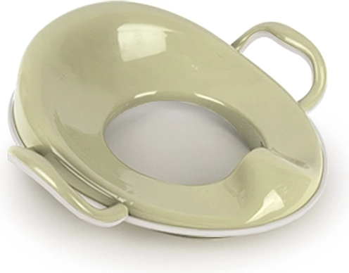 Non-slip children's toilet seat, light green