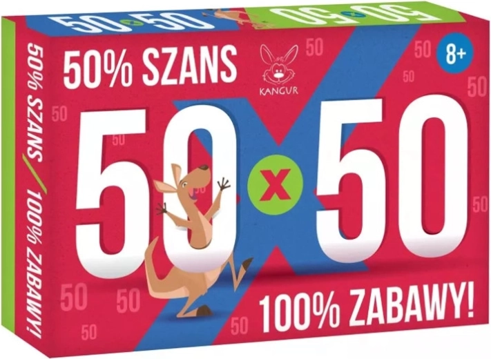 50 × 50 – peo-viktoriinimäng kahe valikuga