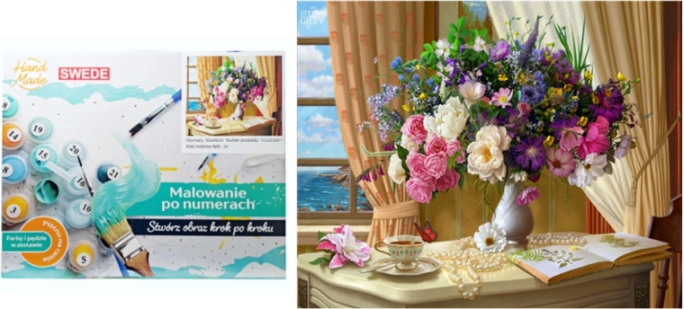Paint by Numbers – Flowers in a Vase
