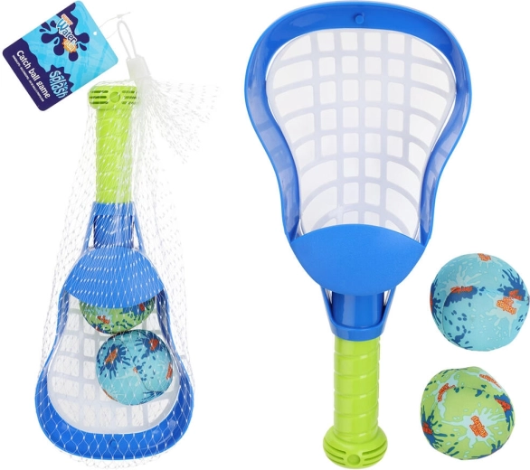 Lacrosse-style Throwing Set – Paddle and 2 Balls