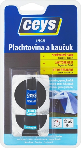 Liim presendikangale ja kummile 7 ml + 4 plaastrit CEYS