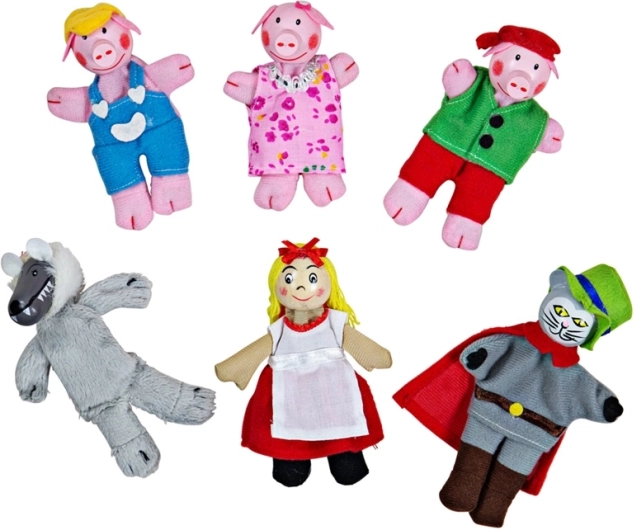 Bigjigs Toys muinasjututegelaste näpunukud