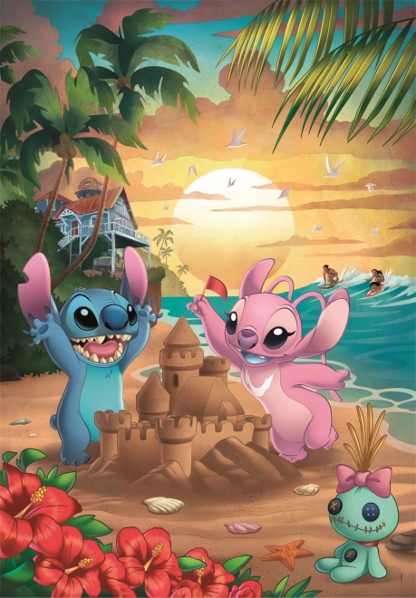 pusle 500 tükki disney lilo & stitch – stitch & angel