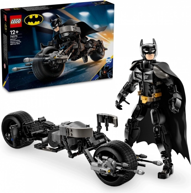 LEGO® DC Batman™ 76273 ehitatav figuur: Batman™ ja Bat-Pod mootorratas
