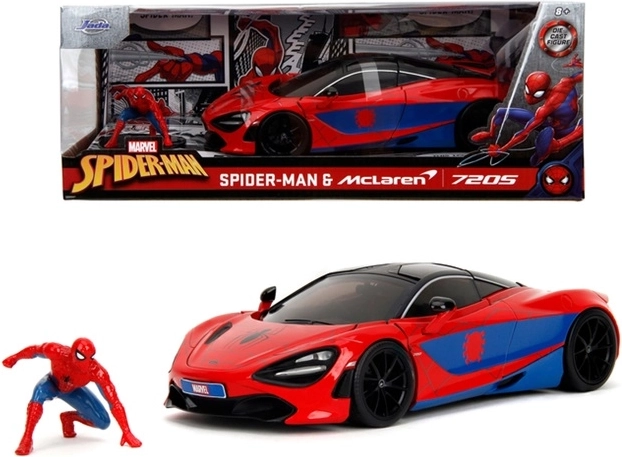 JADA Spider-Man McLaren 1:24 koos figuuriga