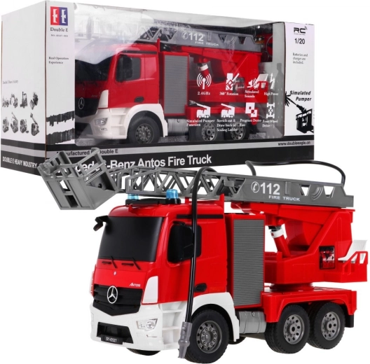 Mercedes-Benz Antos 1:20 RC-tuletõrjeauto Double E