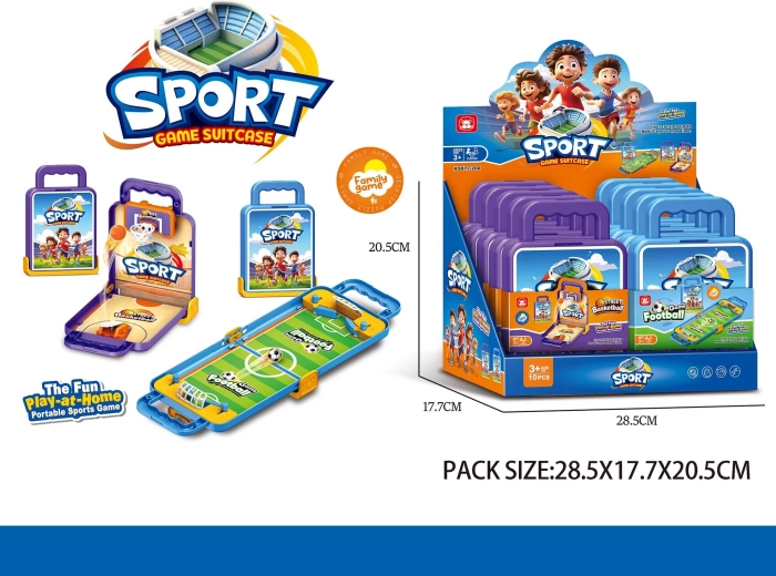 Sportmäng – jalgpall või korvpall (39,5 × 13,5 × 7,8 cm)
