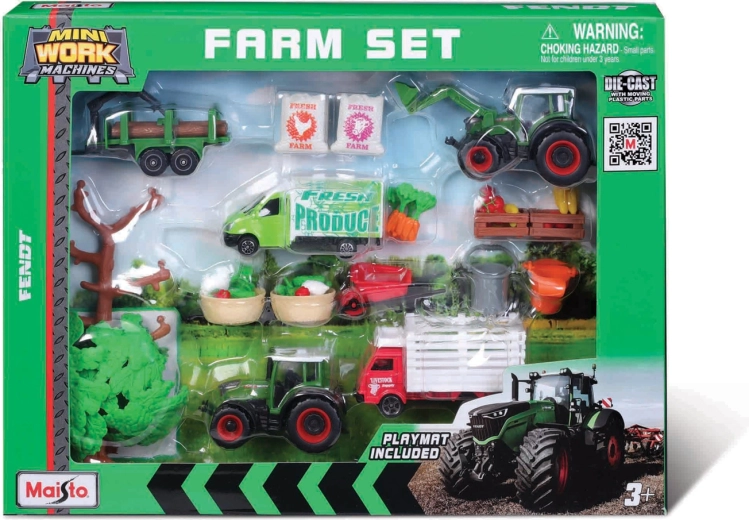Maisto Mega Fendt Farm Set