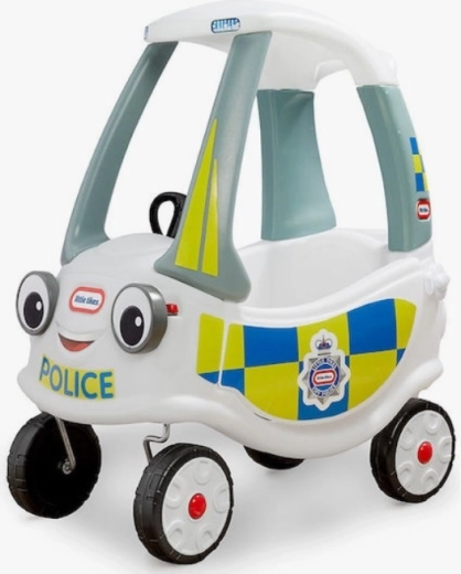 Little Tikes Cozy Coupe politsei valge sõiduk (jalgadega tõukeauto)