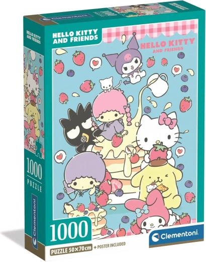 Clementoni Puzzle Hello Kitty and Friends 1000 Pieces