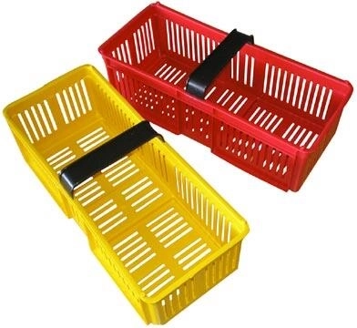 Plastist puuviljakorv 38 × 16 × 15 cm, värvivalik