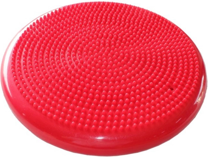 Merco Cushion kahepoolselt kasutatav tasakaalu- ja massaažipadi, punane, 33 cm