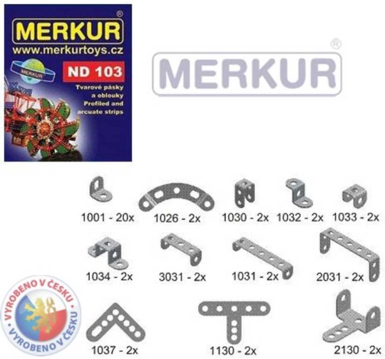Merkur ribad ja kaared – varuosad ND 103