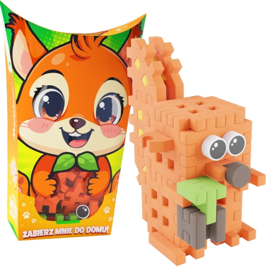 Mini Waffle Pocket Pets ehituskomplekt – orav