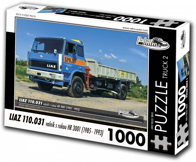 Pusle Retro Autod Liaz 110.031 Valník s Rukou HR 3001, 1000 tükki
