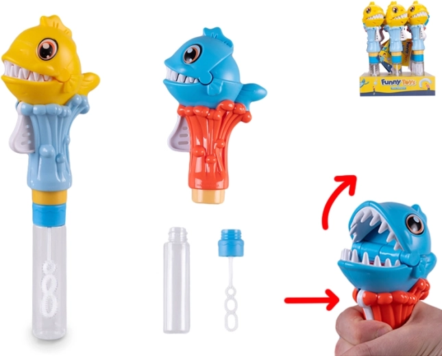 Bubble Maker with Piranha and Chattering Teeth 25 cm