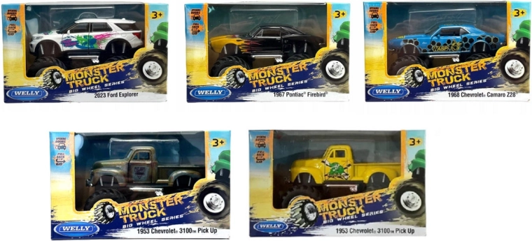 Welly monster truck Big Wheel – maastikuauto suurte ratastega
