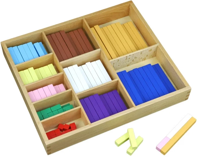 Moyo Montessori värvilised loendamispulgad
