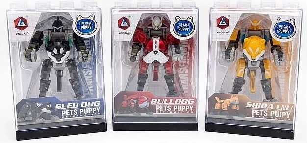 Robotkoera figuur 8 cm (3 varianti) – 1 tk