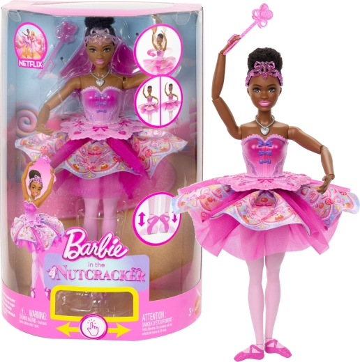 Barbie Barbie Pähklipurejas baleriin Suhkruhaldjas vahelduva seelikuga