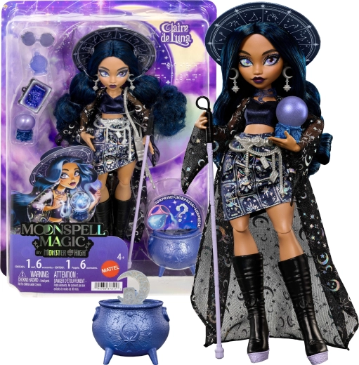 Monster High Moonspell Magic nukk Claire de Luna 26 cm koos lisatarvikutega