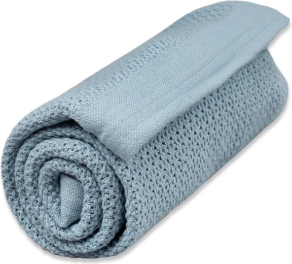 Vinter & Bloom tekk Soft Grid Organic dim blue